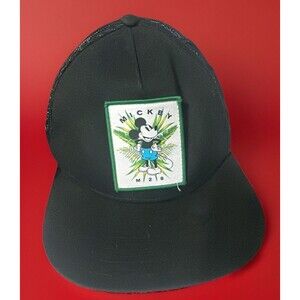 DISNEY NEFF COLLECTION Mickey Mouse M28 Black Adjustable Trucker Hat/Cap Adult